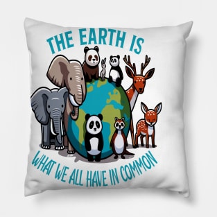 Diverse Animals on Our Planet: Grow Green Pillow