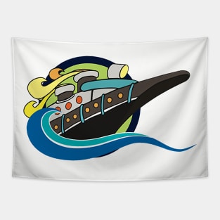 SOUL TRAIN CRUISE LOGO Tapestry