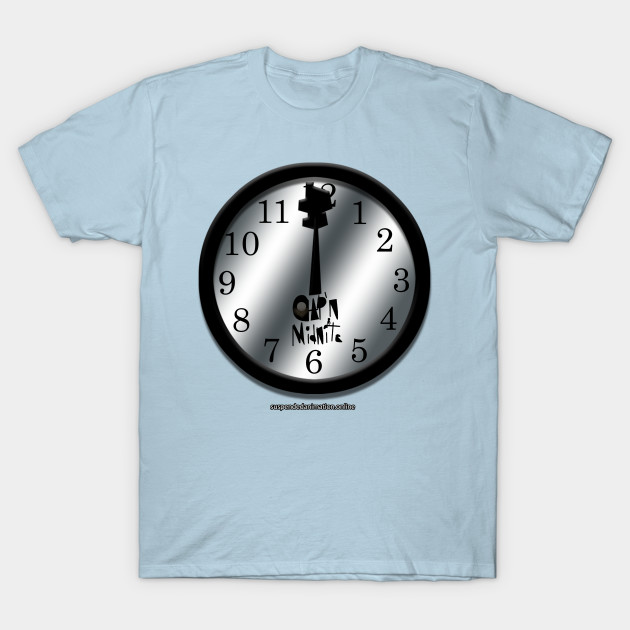 Disover Cap'n Midnite Logo on Clock - Black Lives Matter - T-Shirt