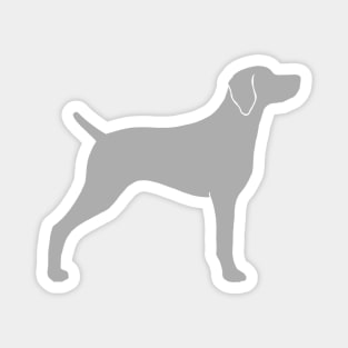 Weimaraner Silhouette Magnet