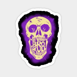 Broskull Logo V.1 Skeletor Design Full Size logo Magnet