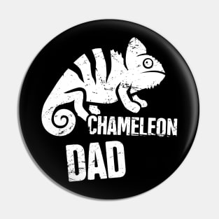 Funny Chameleon Dad Graphic Pin