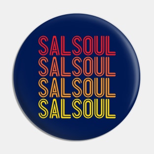 Salsoul -- Retro Music Fan Design Pin