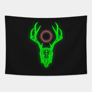 Neon Skull Tapestry