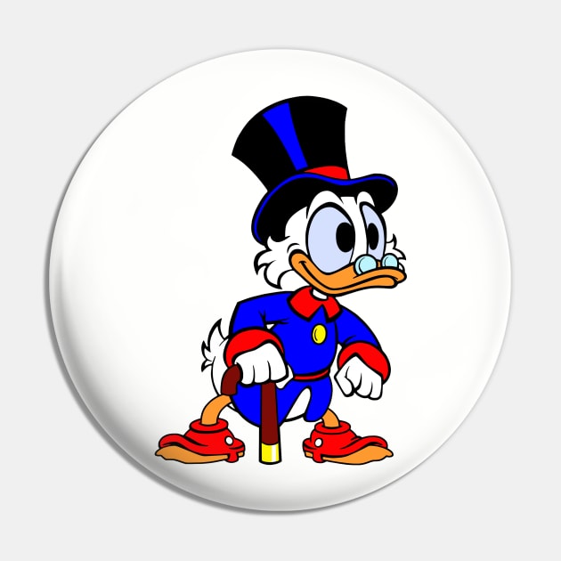 Scrooge McDuck Pin by BigOrangeShirtShop