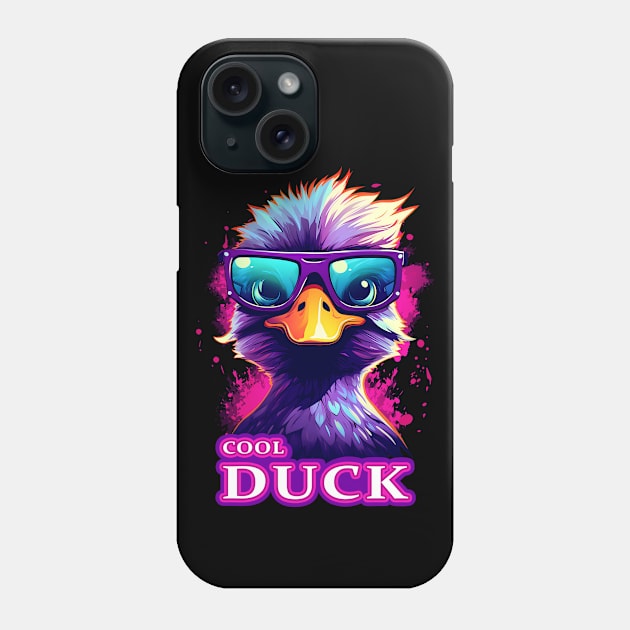 Dapper Quacker an Adorable Cool Duck With Glasses Phone Case by Juka
