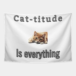 Cat-titude is everything Tapestry