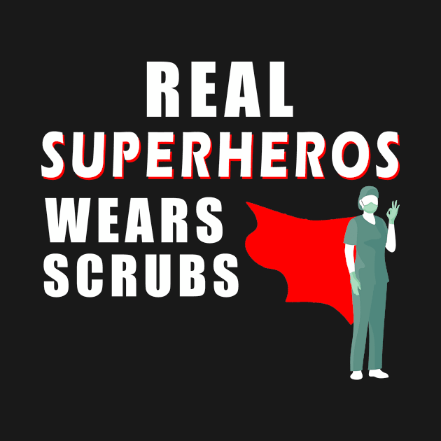 real superheroes wear scrubs by Flipodesigner