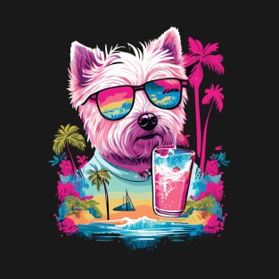 Westie Beach T-Shirt