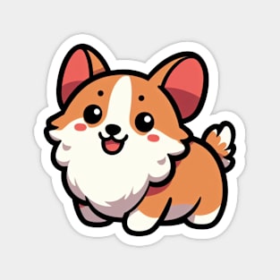 Cute Corgi 01 - Kawaii Sticker | Dog Mom, Dog Dad Magnet