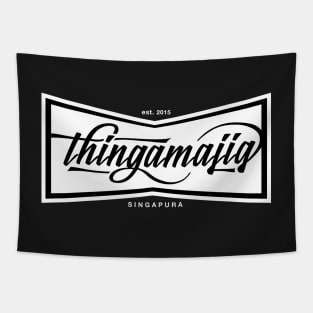 Thingamajig White Tapestry