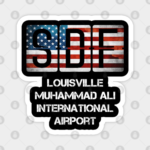 Louisville Muhammad Ali International Airport SDF Magnet by Storeology