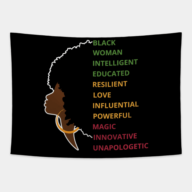 Women of Black History, Powerful Black Women, Black History Tapestry by Manedjar