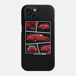 Subaru Impreza hawkeye WRX STI, JDM Phone Case