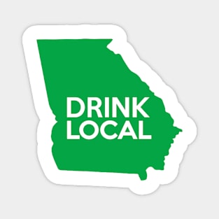 Georgia Drink Local GA Green Magnet