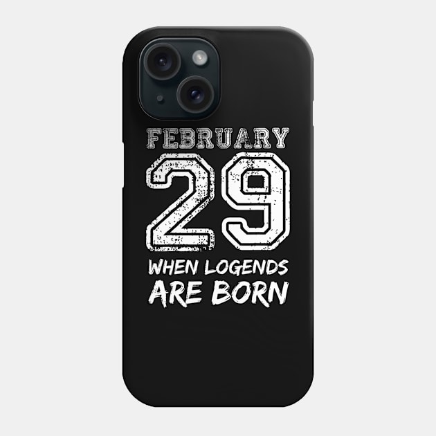 February 29 Birthday For Men Women Cool year Phone Case by angelawood