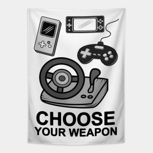 Choose Your Weapon Tapestry