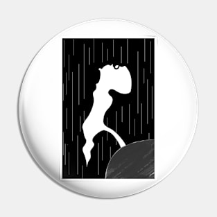 Abstract Planetary Ghost Birth Pin