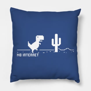 White Dinosaur > No internet Pillow