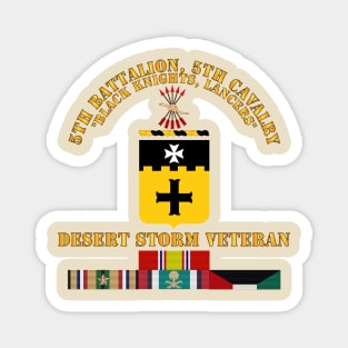 5th Bn, 5th Cavalry - Desert Storm Veteran Magnet