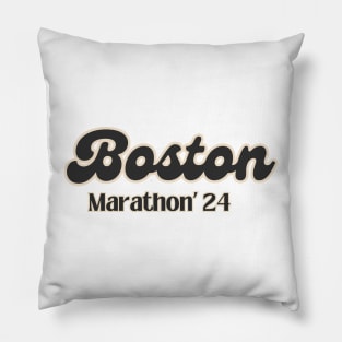 Boston Marathon 24 Pillow