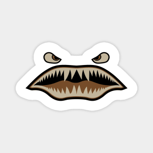 Flying Tiger Shark Mouth OCP Magnet