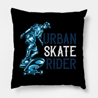 Urban Skate Rider Pillow