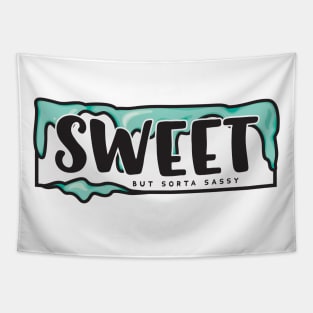 Slap - Sweet But Sorta Sassy (Mint) Tapestry