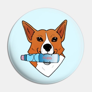 Ramune Soda Corgi Pin