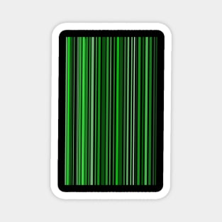 Green Barcode Magnet