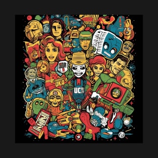 Comic Collage T-Shirt