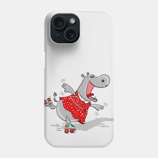 Hippo's vintage drive-in Phone Case