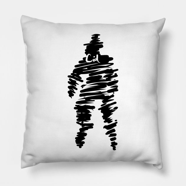 The eminence in shadow Cid Kagenou - The eminence in shadow anime characters - Black Silhouette Cid on his reincarnated phase Pillow by Animangapoi