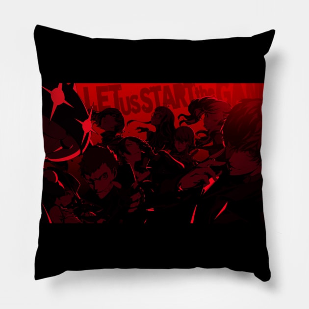 Persona Joker Phantom Thieves Pillow by PhilipArnaudov