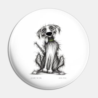 Stinker the dog Pin