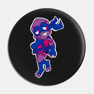 Leo Bisexual Flag ROTTMNT Pin