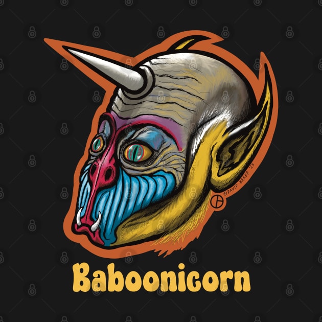 Baboonicorn by Art from the Blue Room