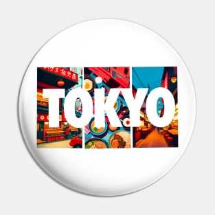 Tokyo streets Pin