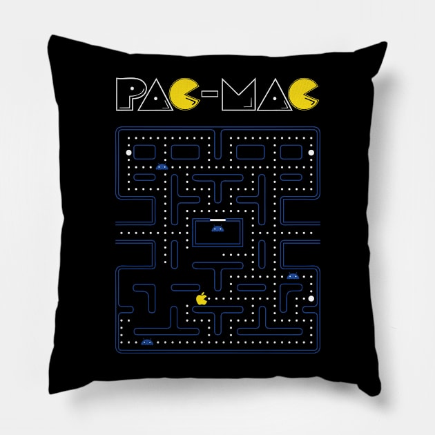 Pac-Mac Pillow by Barlax