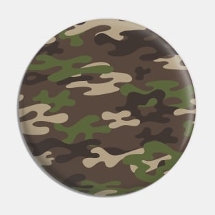 Military Camo Pin