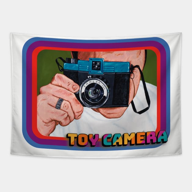 Toy Camera Tapestry by Ibere Romani