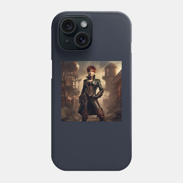 Pat Benatar Love is a Battlefield Steampunk Phone Case by IconsPopArt