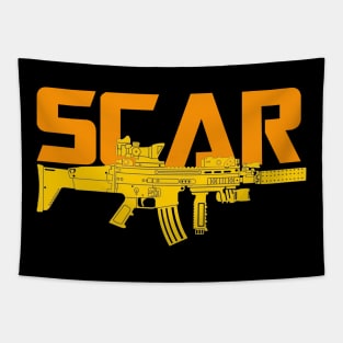 Assault Rifle SCAR Tapestry