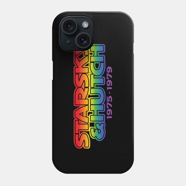 Starsky & Hutch Titles (rainbow effect) Phone Case by GraphicGibbon