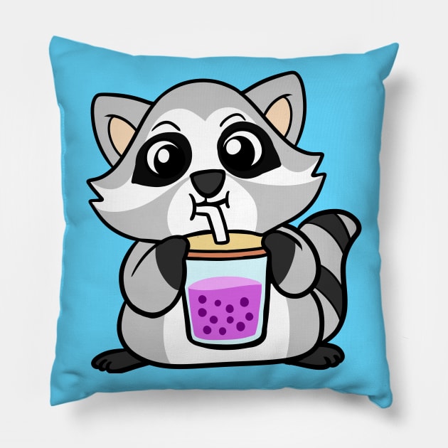 Boba Racoon Pillow by WildSloths