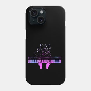 Musician Pianist Music Notes Piano Girl Instrumental Musical Musician Phone Case