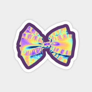 Silly Holographic Bow Magnet