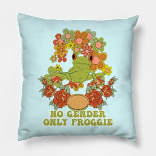 No Gender Only Froggie Pillow