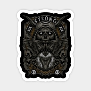 Strong Skull Devil Magnet