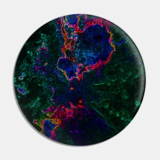 Black Panther Art - Glowing Edges 76 Pin